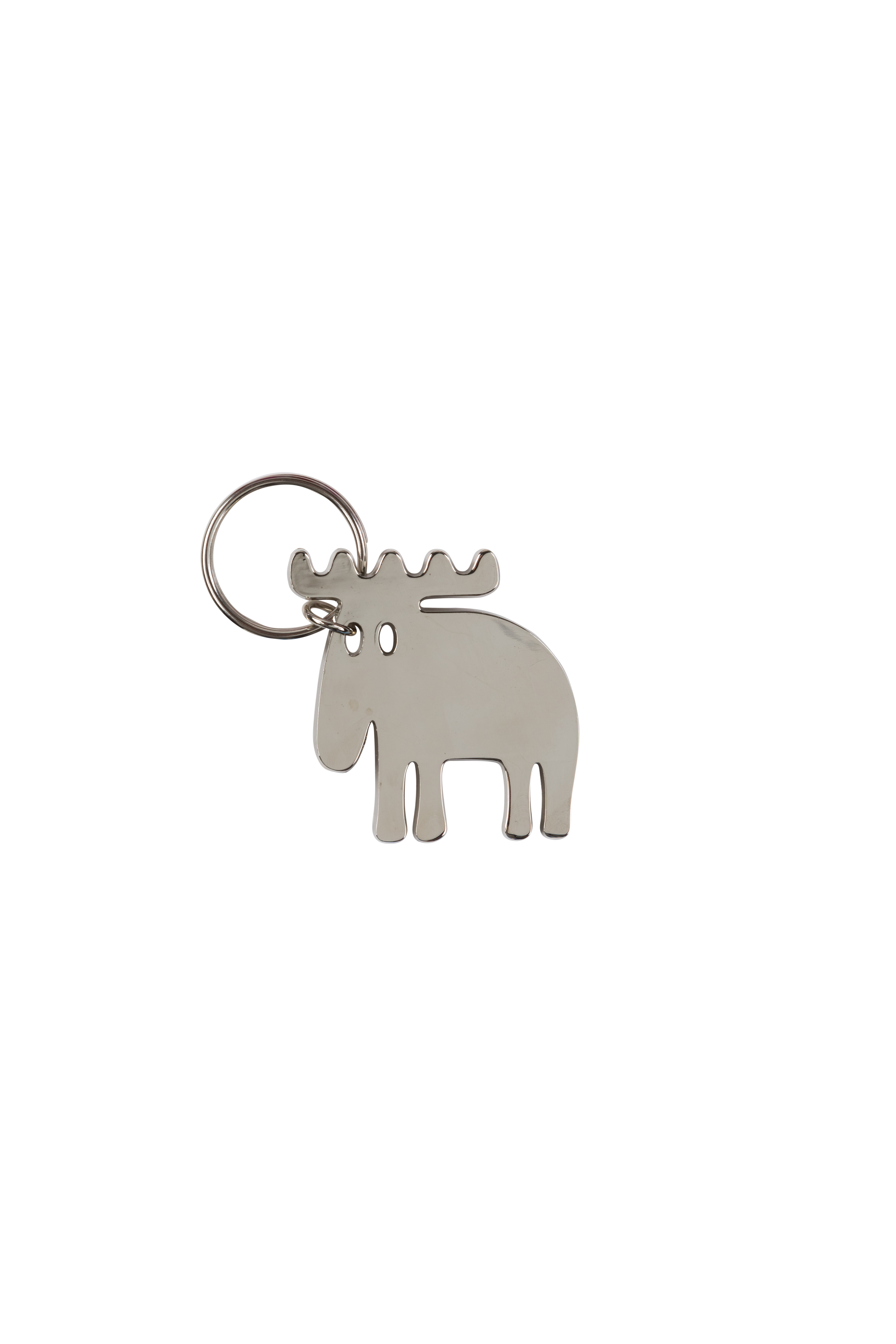 Nyckelring Älg, silver