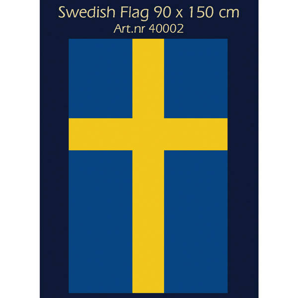 Svensk flagga 90x150 cm