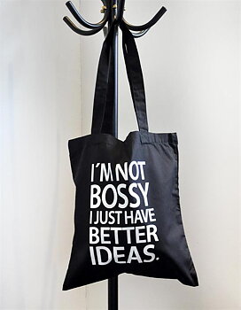Tygkasse Bossy, svart
