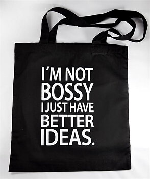 Tygkasse Bossy, svart