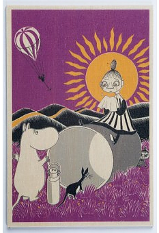 Mumin träkort - Mymlan
