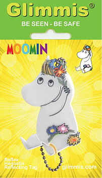 Moomin reflector tag - Snorkmaiden