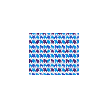 Polishing cloth, blue