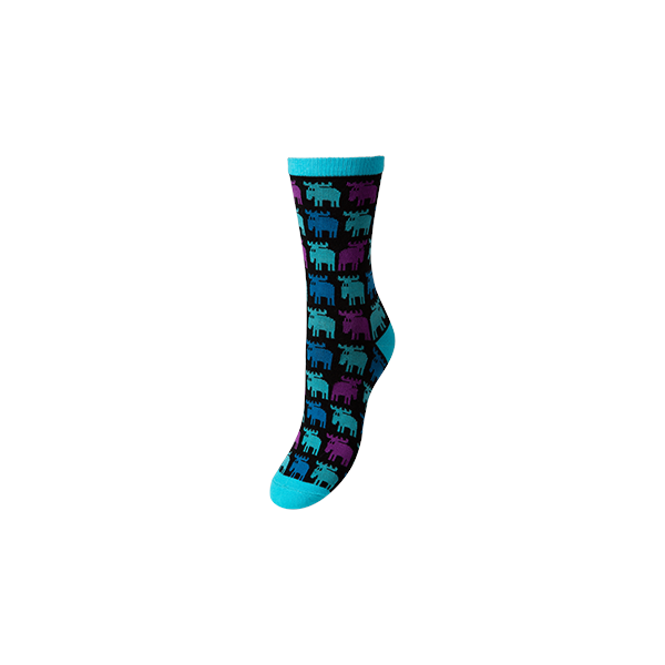 Ladies socks Moose, blue