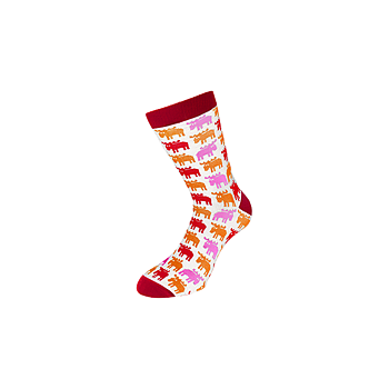 Gents socks Moose, red