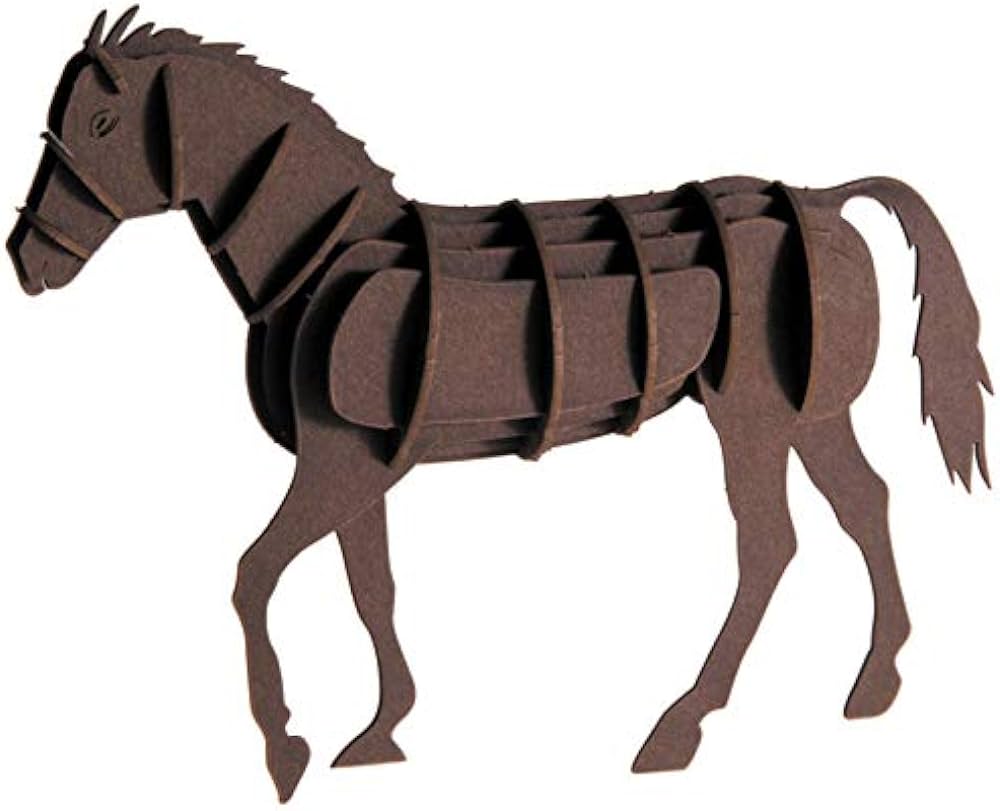 3D-pappersmodell, Häst