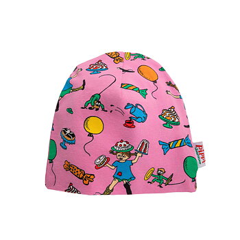 Pippi Longstocking Party Beanie Pink size 46/48