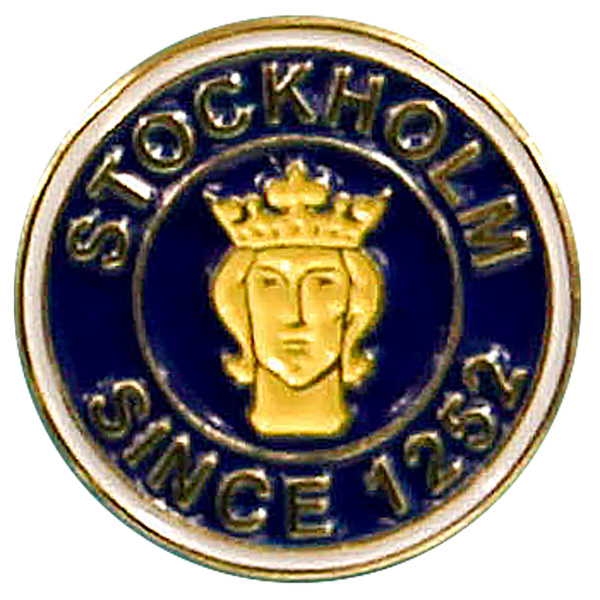 Pin - Sankt Erik Stockholm, rund
