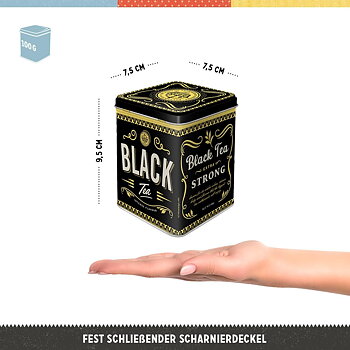Teburk i plåt - Black Tea