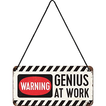 Skylt - Genius at work