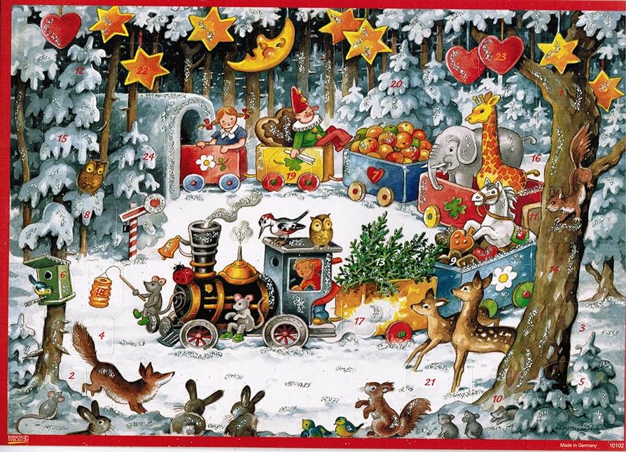 Adventskalender A4 - Jultåg