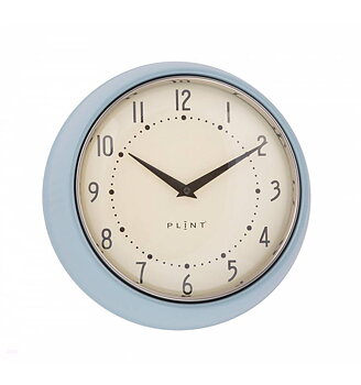 Wall clock, 50s, light blue, PLINT
