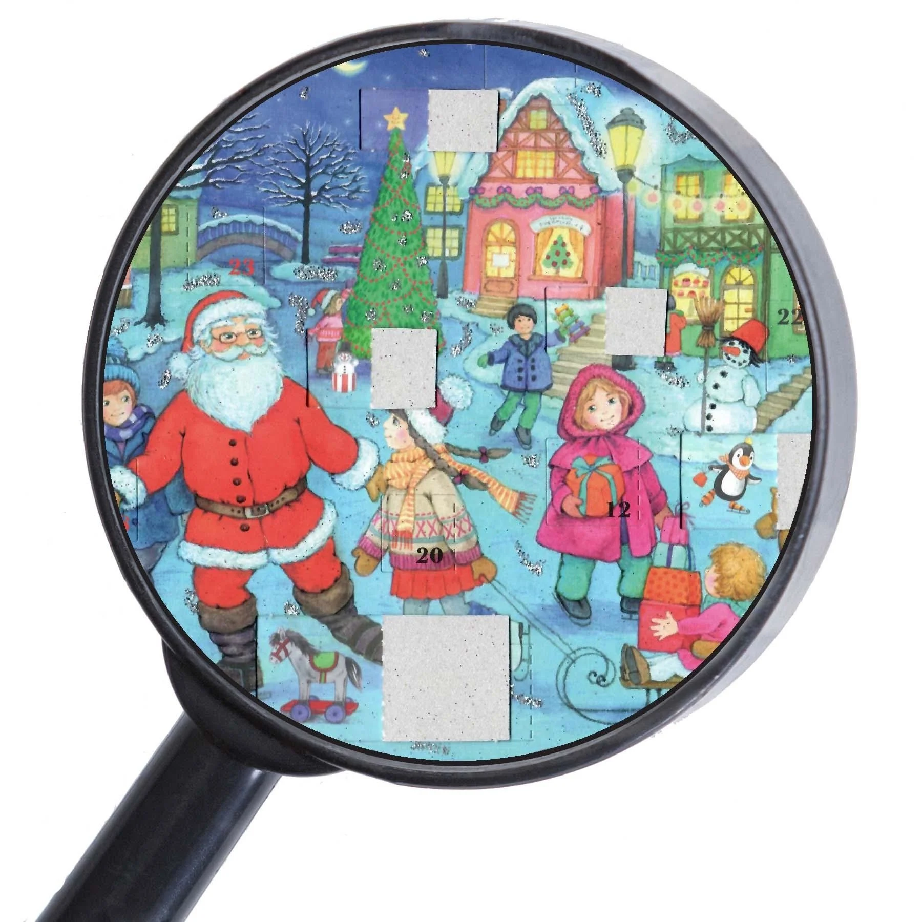 Advent Calendar A4 Skating with Father Christmas - 3