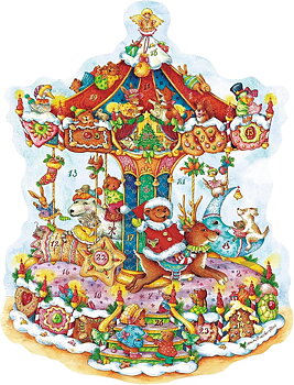 Advent Calendar Christmas Carousel
