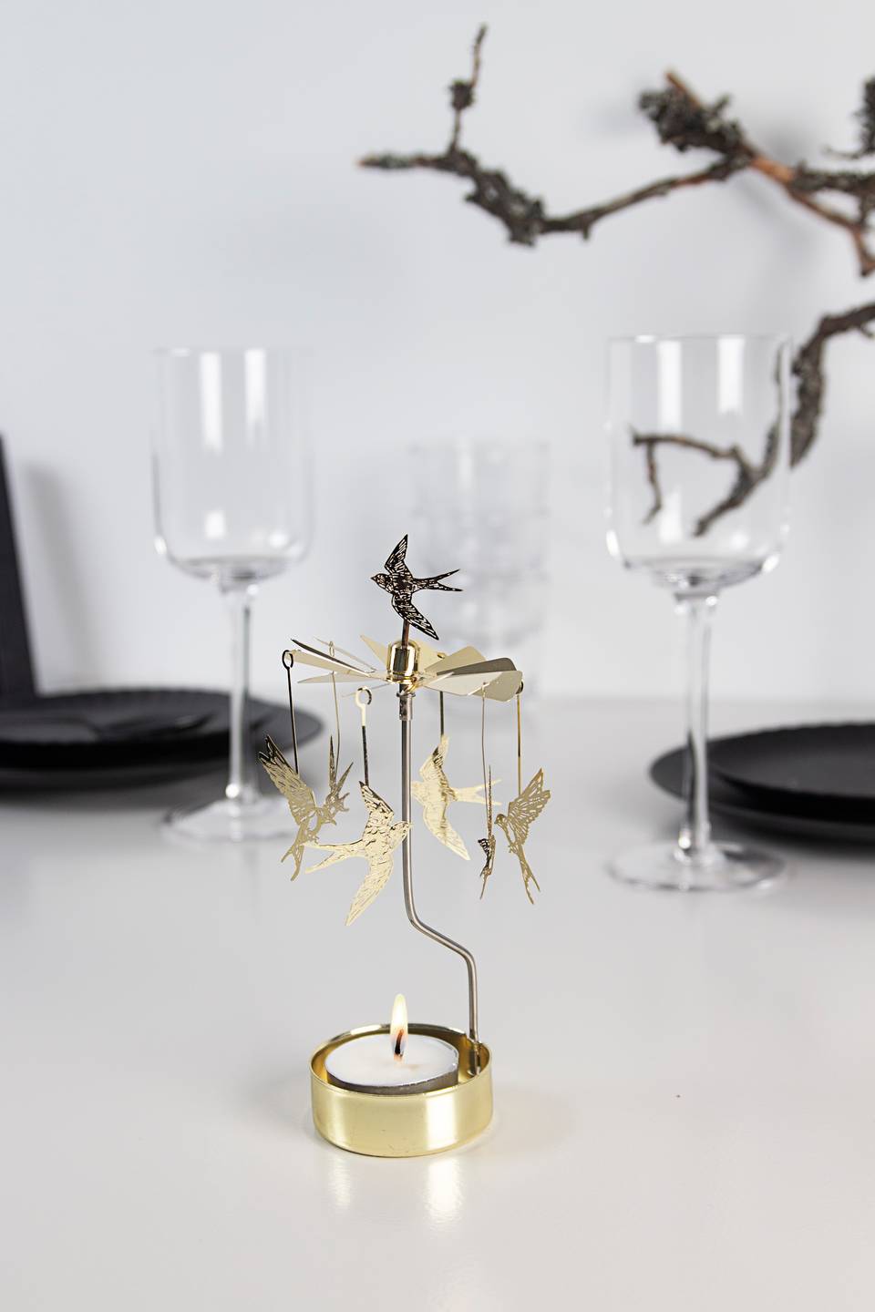 Änglaspel Svala, guld - 2