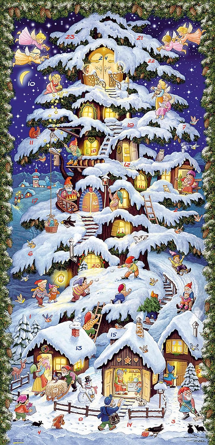 Adventskalender Skogshus
