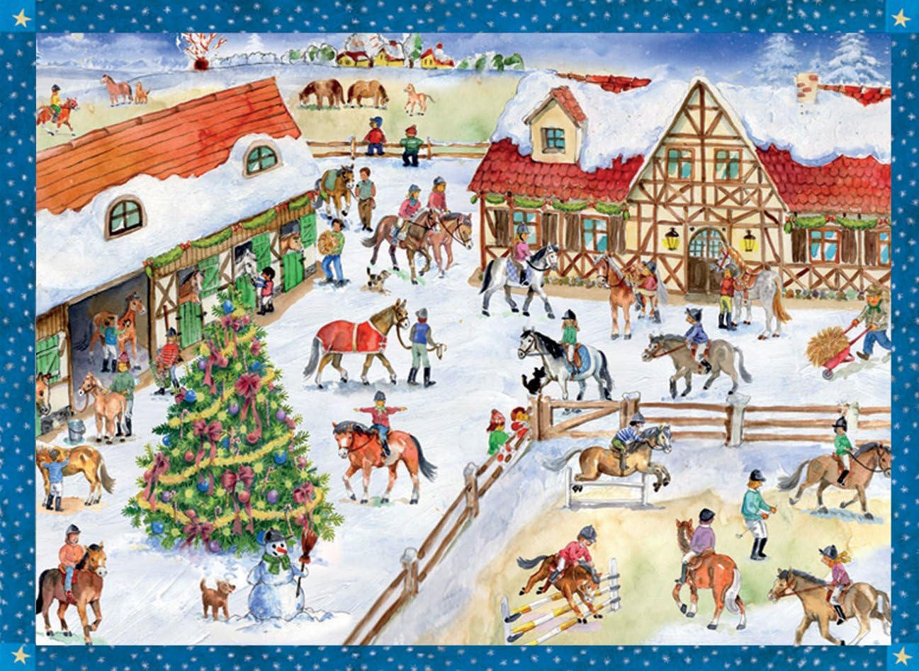 Adventskalender A3 Ridskola