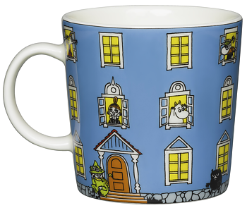 Arabia Muminmugg - Muminhuset, Jubileumsmugg Mumin 70 År