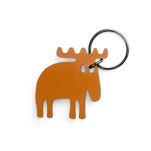 Nyckelring Älg, orange