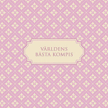 Kort med kuvert - Världens bästa kompis