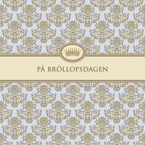 Kort med kuvert - På bröllopsdagen