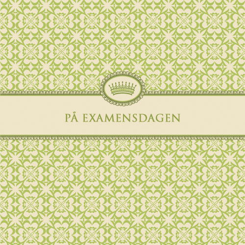 Kort med kuvert - På examensdagen