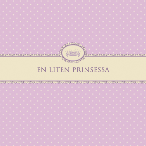Kort med kuvert - En liten prinsessa