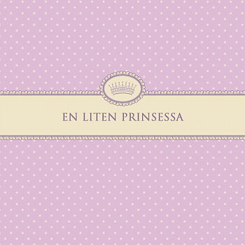 Kort med kuvert - En liten prinsessa