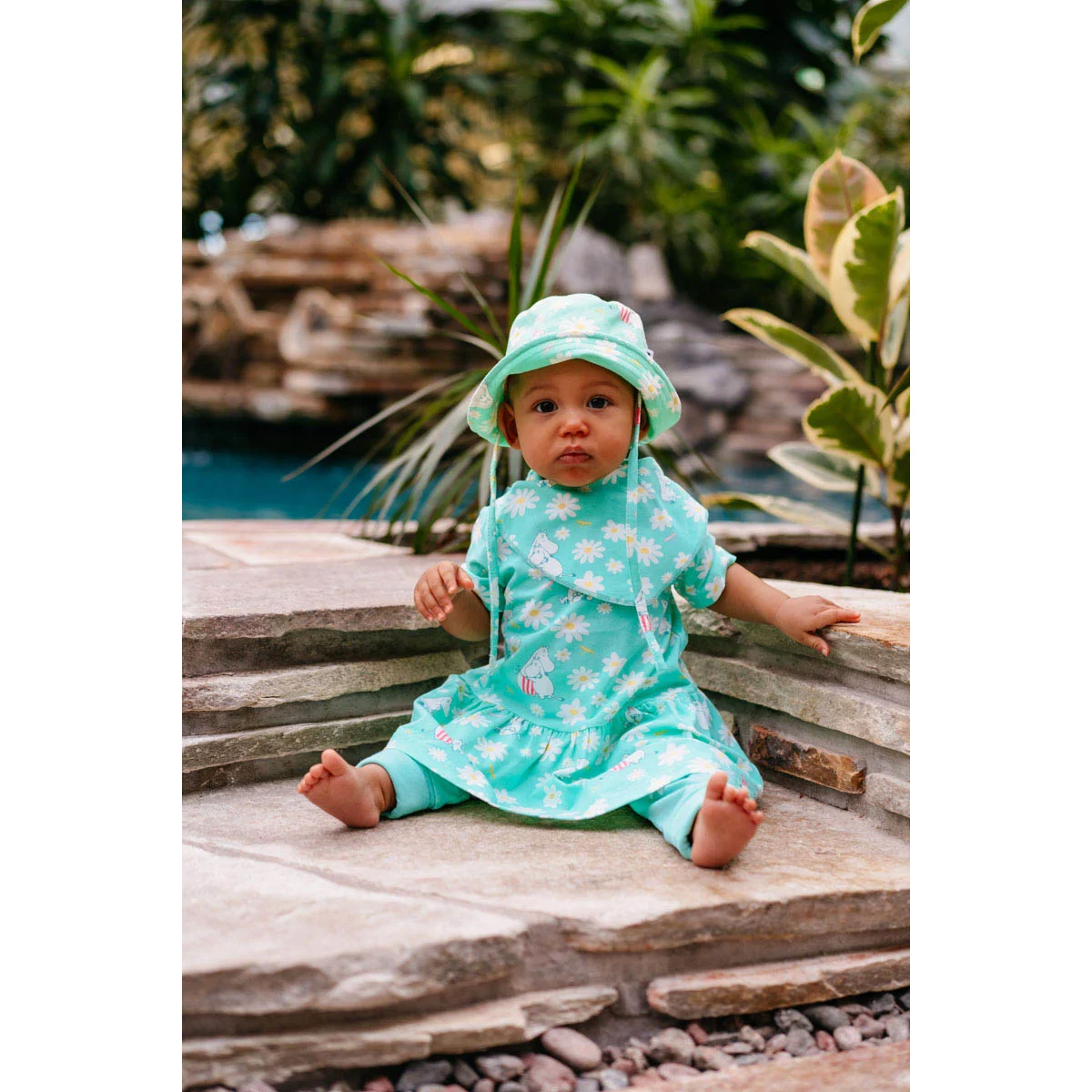 Moomin Wildflower Hat Baby Mint Green 42/44 - 2