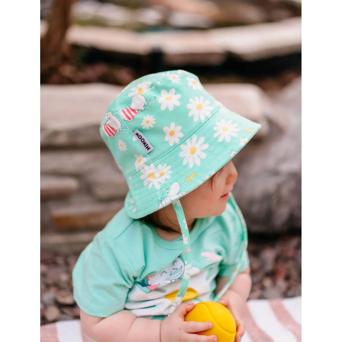 Moomin Wildflower Hat Baby Mint Green 42/44 - 3