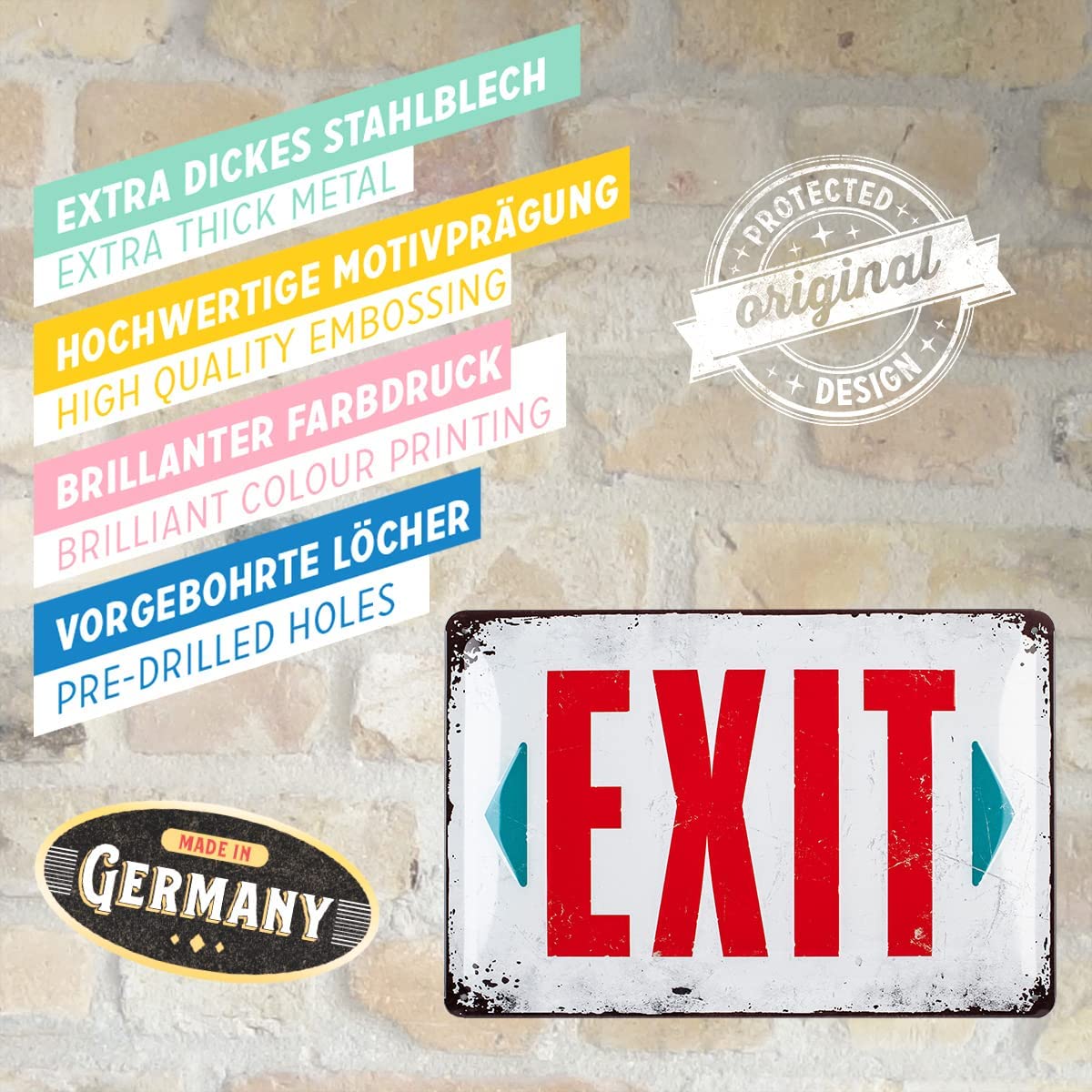 Skylt - Exit - 4