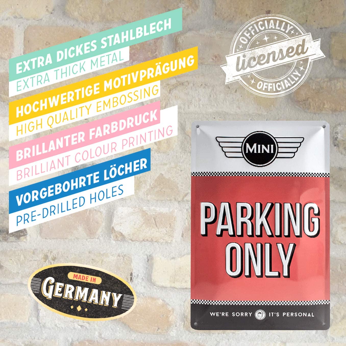 Skylt - Mini Parking Only - 4