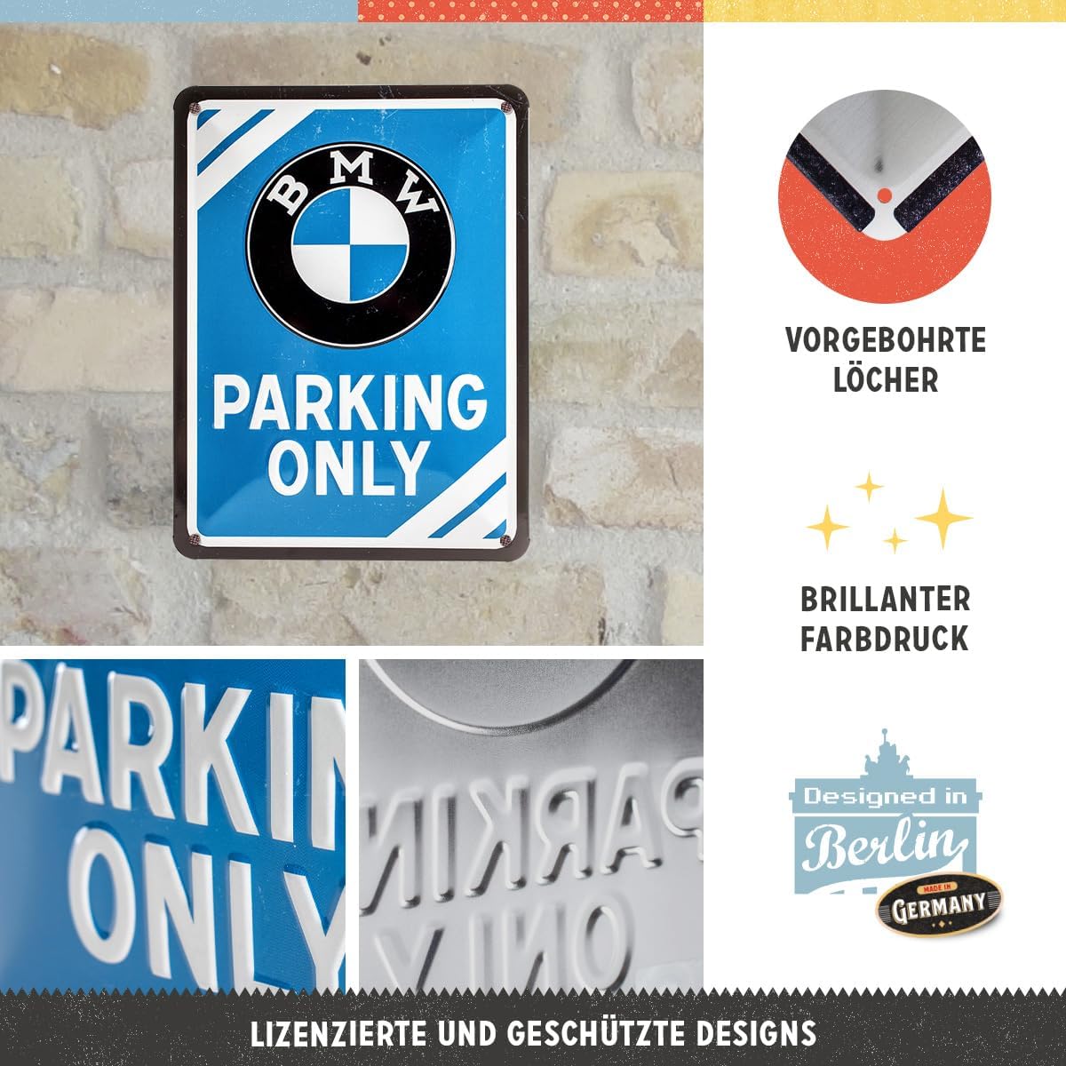 Skylt - BMW Parking Only - 3