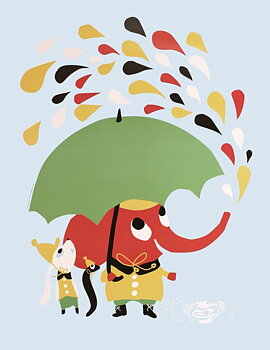 Poster Littlephant Rain 