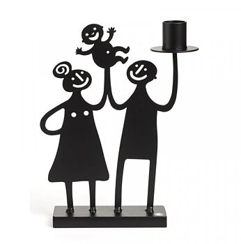 Bengt & Lotta - mild steel candle holder - Family