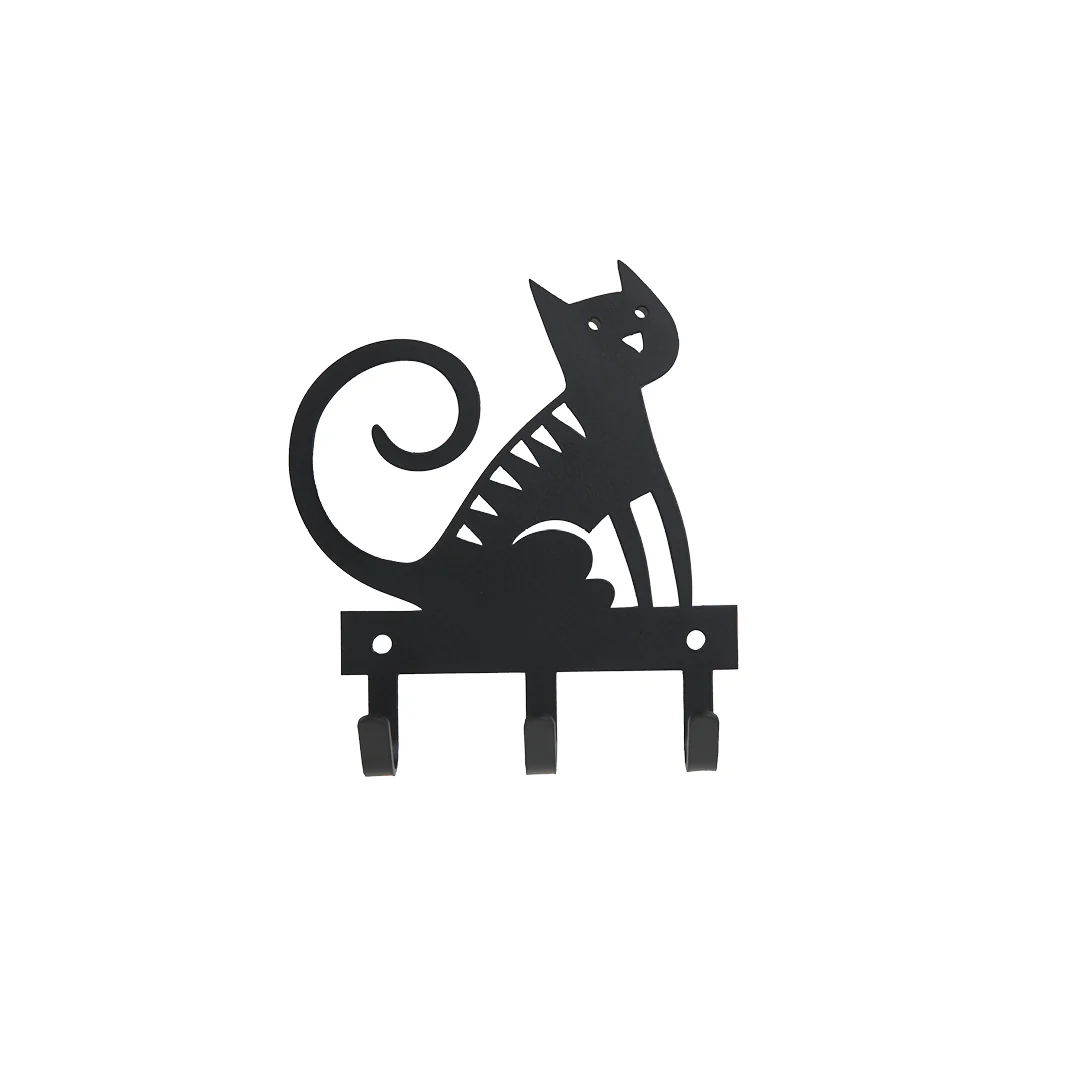Bengt & Lotta - hängare - Sittande katt, svart