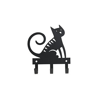 Bengt & Lotta hanger - Sitting Cat, svart