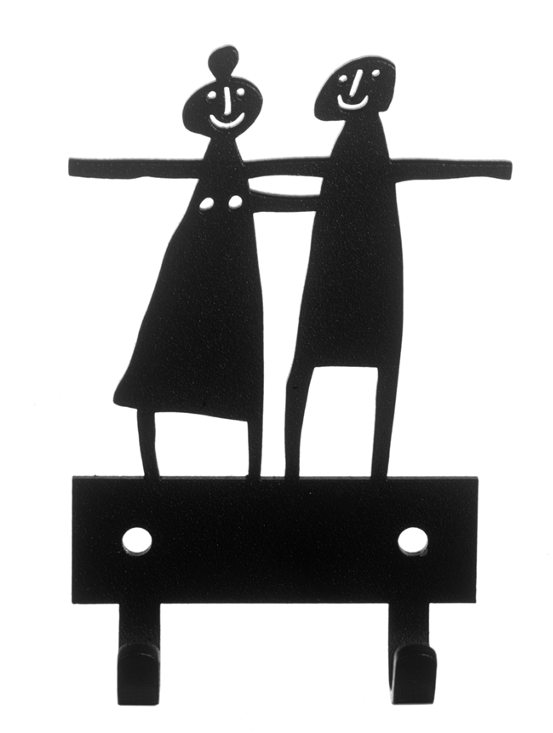 Bengt & Lotta hanger - Couple, black