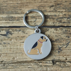 Dog ID Tag Border Terrier