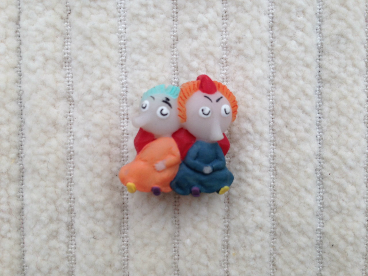 Moomin brooch - Thingumy & Bob
