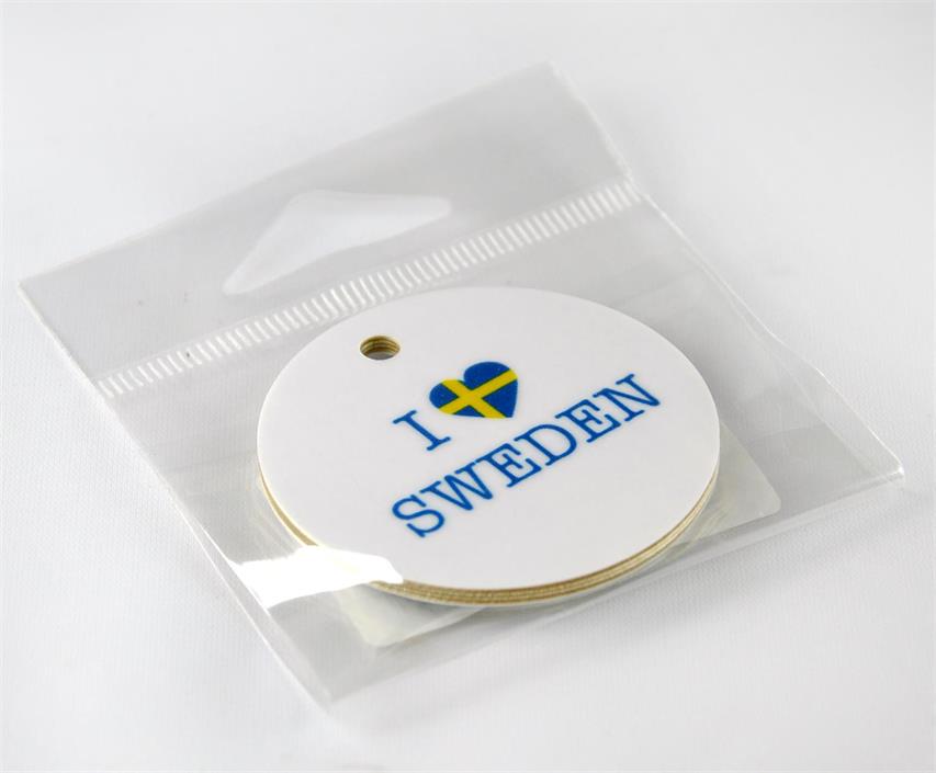 Keychain I Love Sweden - 3