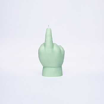 Candle Hand Baby - F*ck You, green