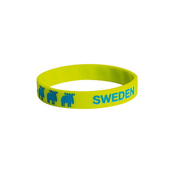 Bracelet Moose, lime/turquoise, Sweden