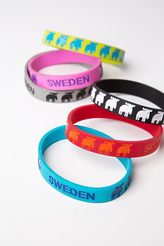 Bracelet Moose, lime/turquoise, Sweden