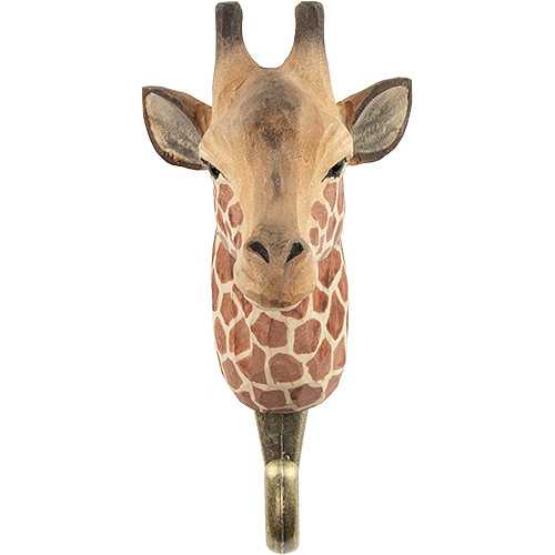 Handcarved hook Giraffe - 4