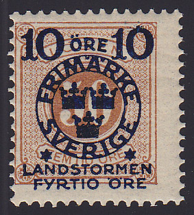 F 123, 10 + FYRTIO på 50 öre Landstorm II **