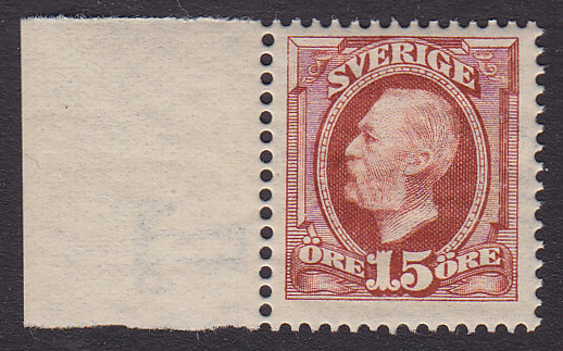 F 55, 15 öre Oscar II **