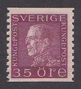 F 187a, 35 öre Gustaf V profil vänster **
