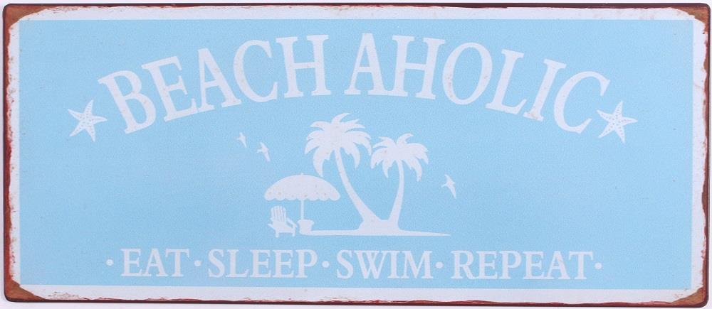 Emaljskylt / Beachaholic