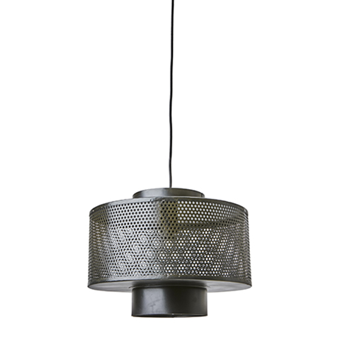 Lampa / Svart,grön L